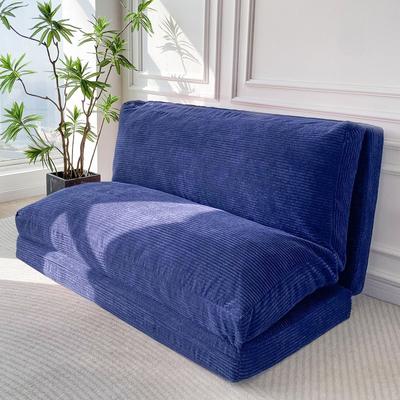 COSMOGO Corduroy Bean Bag Folding Sofa Bed