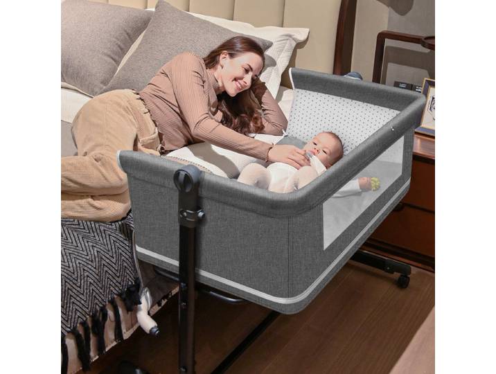 Berceau amovible jeu pliant épissage lit Queen berceau Portable Table à couches pour bébé