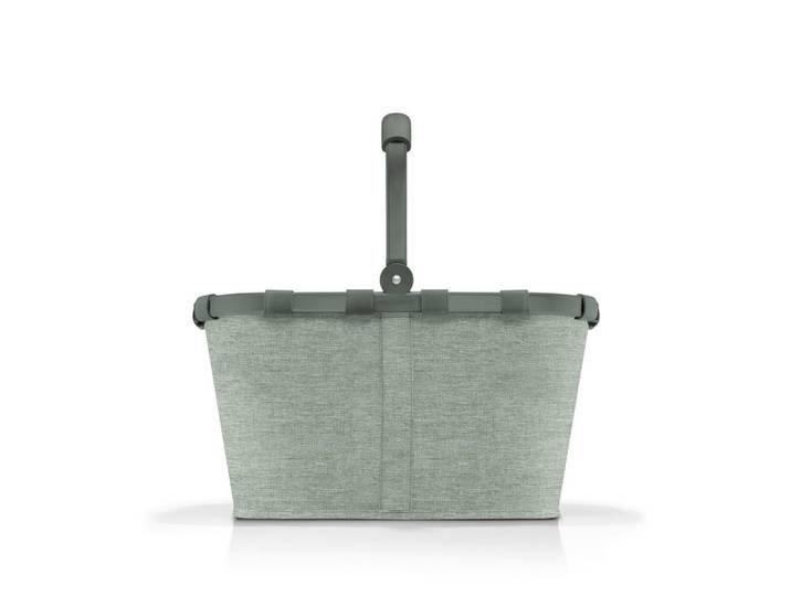 Reisenthel Einkaufskorb Carrybag frame twist sage, Jadegrün, 22 l, quadratisch, 49x29x28 cm, Ordnen & Aufbewahren, Körbe, Einkaufskörbe
