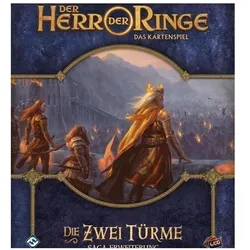 FFG FFGD2845 - Der Herr der Ringe: Das Kartenspiel  Die zwei Türme (DE-Erweiterung) (Deutsch, 1 - 4 Spieler)