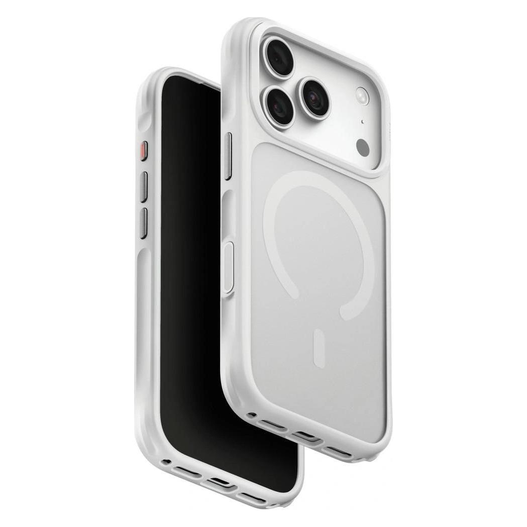 Uniq Etui Veren do iPhone 18 Pro / 17 Pro Magclick Charging chalk frost (Apple iPhone 17 Pro, Apple iPhone 18 Pro) (Uni002118)