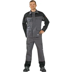 Planam,  Schweisserschutz-Bundjacke Weld Shield Grösse 48 grau/schwarz (48)