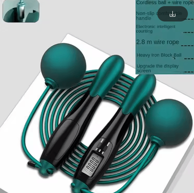 Inspire Picks SmartFit Cordless Digital Jump Rope LCD Smart Jump Rope With Counter big Ball Wire Rope2