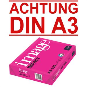 Antalis Kopierpapier Image Impact, A3, 120g/qm, hochweiß, 250 Blatt