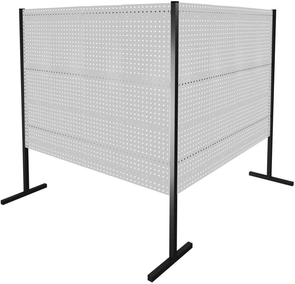 Kappes Trennwand RasterPlan Doppelfeld 90° H1500 mm RAL 7035 8 LP (7230.00.3413)