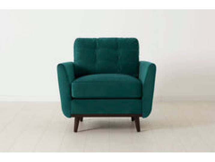 Sessel Model 10, Eisvogelblau
