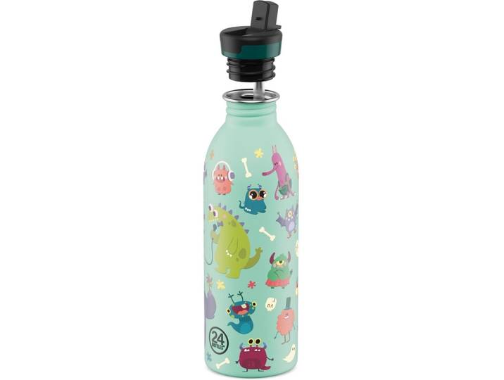 Trinkflasche 24 Bottles H 21 cm Spooky Friends Edelstahl 500 ml Spülmaschinenfest