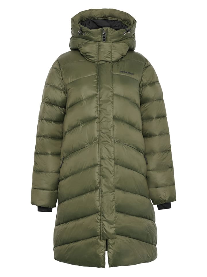 Didriksons Wintermantel "Marion" in Khaki - 42
