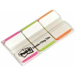 Haftstreifen Index Strong - farbiger Rand, Etui à 3x 22St - lila, grün, orange