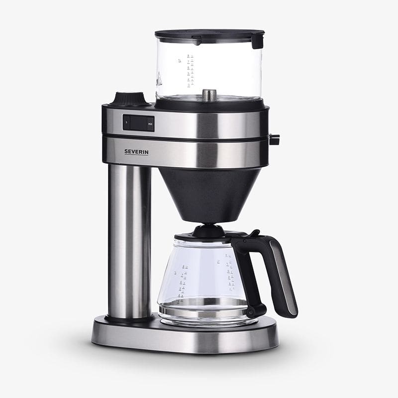 Severin KA5762 Caprice Filterkaffeemaschine (Schwarz, Edelstahl) KA 5762