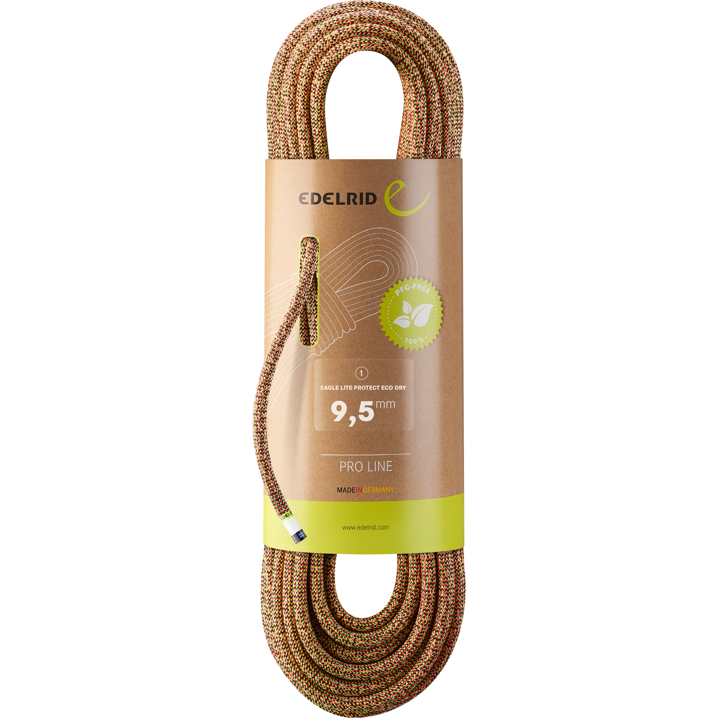 Edelrid Eagle Lite ProtectDry 9,5mm Kletterseil Kletterseile rosa Größe 70M Sportklettern