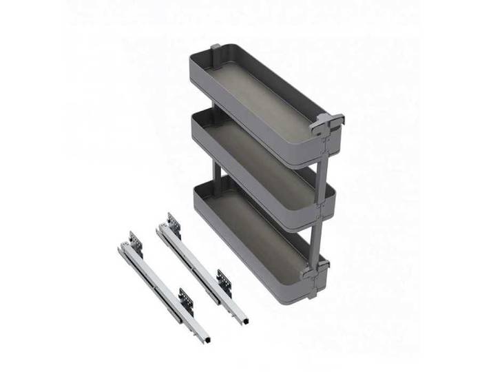 Porte-bouteilles Emuca Harmony extractible latéral 200×800 mm
