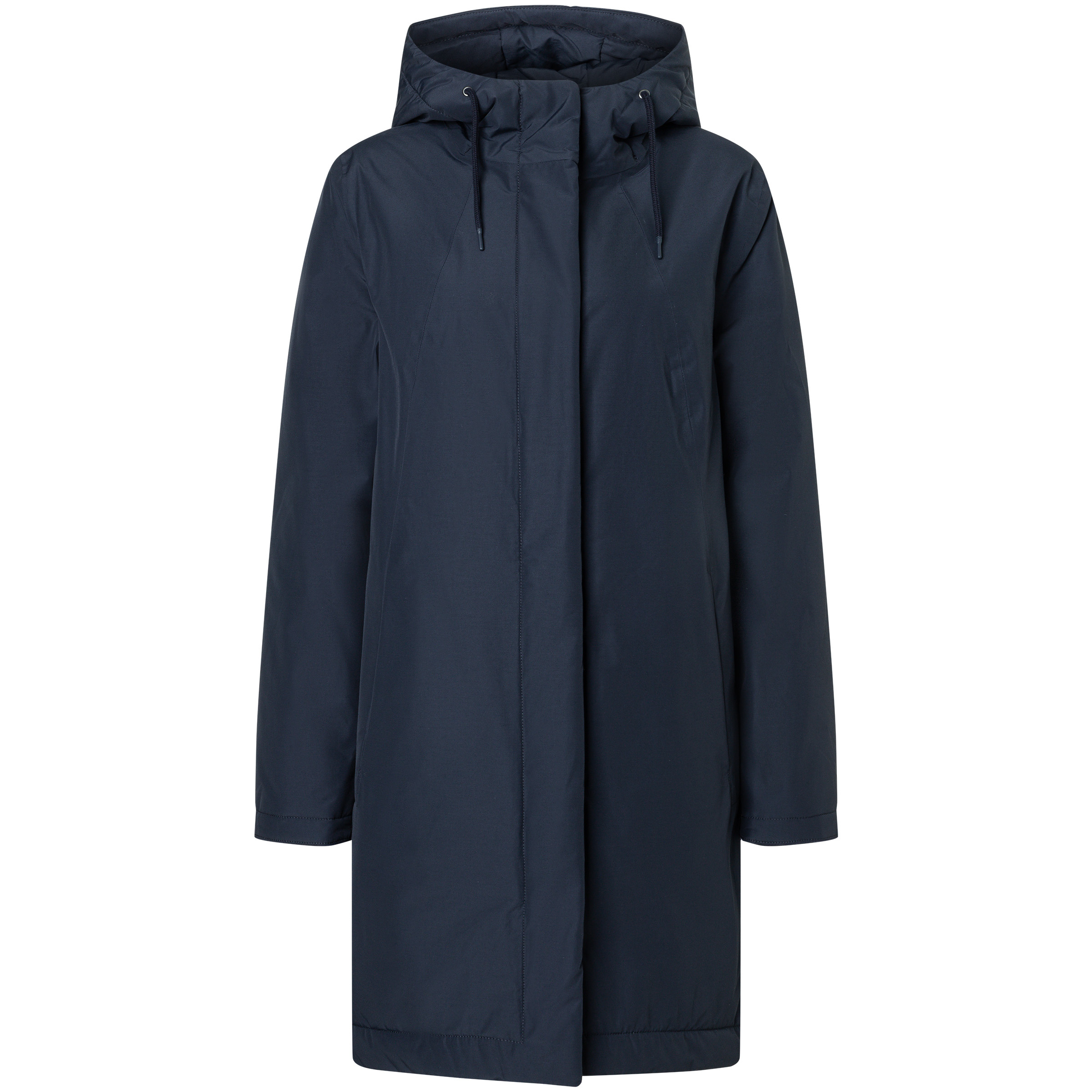 LangerChen Wattierter Parka Damen Winterjacke blau Größe L Lifestyle Winddicht Wasserabweisend
