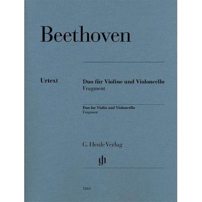 Ludwig van Beethoven - Duo für Violine und Violoncello, Fragment -