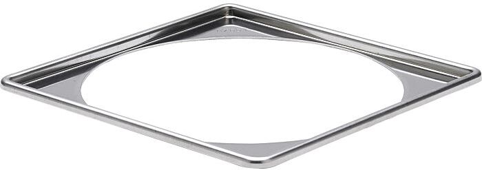 Viega Advantix Renovierungsrahmen 627034 150x150mm, Edelstahl, für Einbau über alten Ablauf