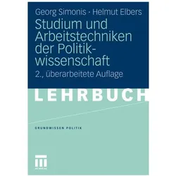 Studium und Arbeitstechniken der Politikwissenschaft, Fachbücher von Georg Simonis