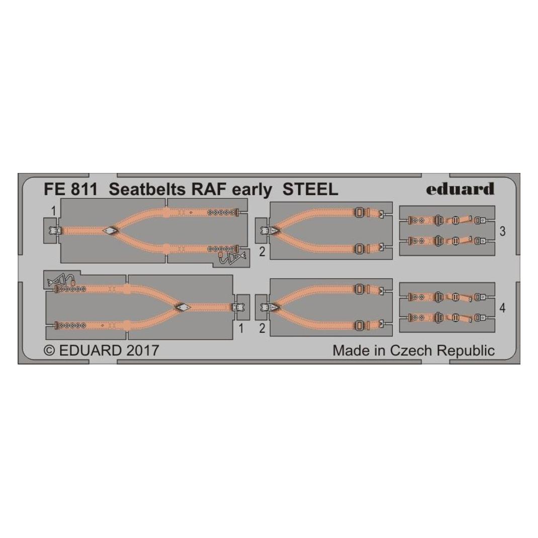 Eduard Seatbelts RAF early STEEL (FE811)