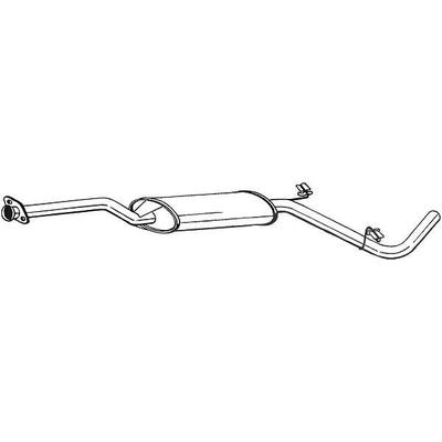 Bosal Mittelschalldämpfer [Hersteller-Nr. 282-651] für Skoda