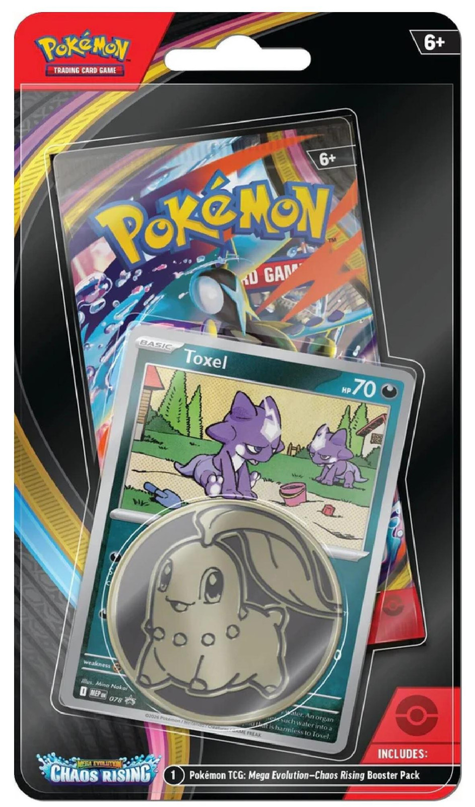 Pokémon TCG Chaos Rising blisterverpakking van Nintendo