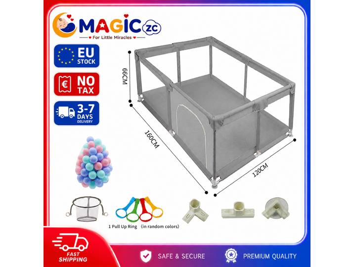 Parc de jeu pour bébé, parc de jeu pour enfants, parc de jeu pour tout-petits, clôture de sécurité pour bébé, parc de jeu portable, aire de jeux intérieure, parc de jeu avec piscine à balles, parc de