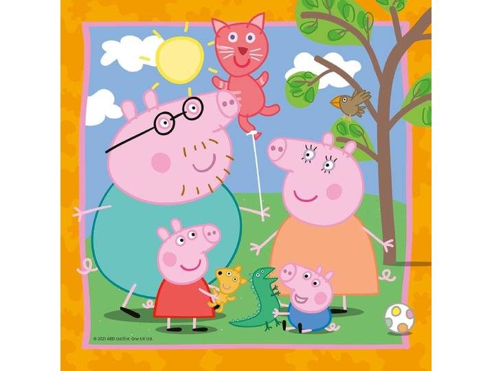 Ravensburger Peppa Pig - Legpuzzel - 3x49 stukjes