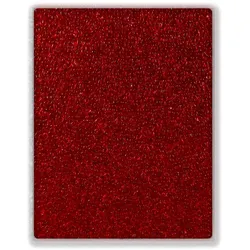 Terralith Farbmuster Glassteinteppich -Vetro Rosso-, Körnung: mittel (3-6 mm)