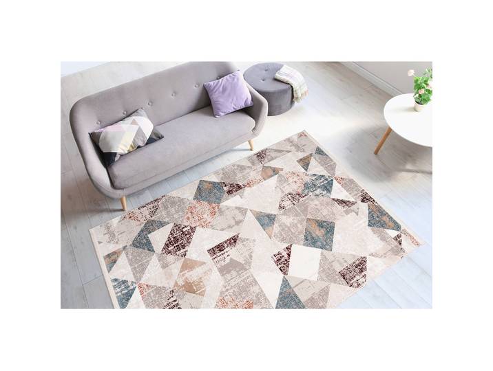 Kurzflorteppich Akropolis 225 Pink/Grau/Lachs 120 x 180cm Webstoff