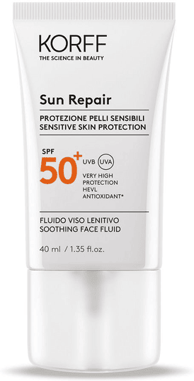 Korff Sun Repair Fluido Viso Lenitivo SPF 50+ Protezione Molto Alta 25 ml