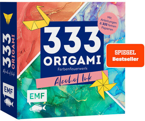 Block "333 Origami – Farbenfeuerwerk: Alcohol Ink"