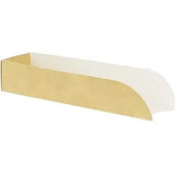 MONOUSO - Hot-Dog Schachtel Kraft 17x5x3,5cm (50 Stück)