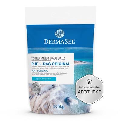 Dermasel Totes Meer Badesalz Pur 5 kg Salz