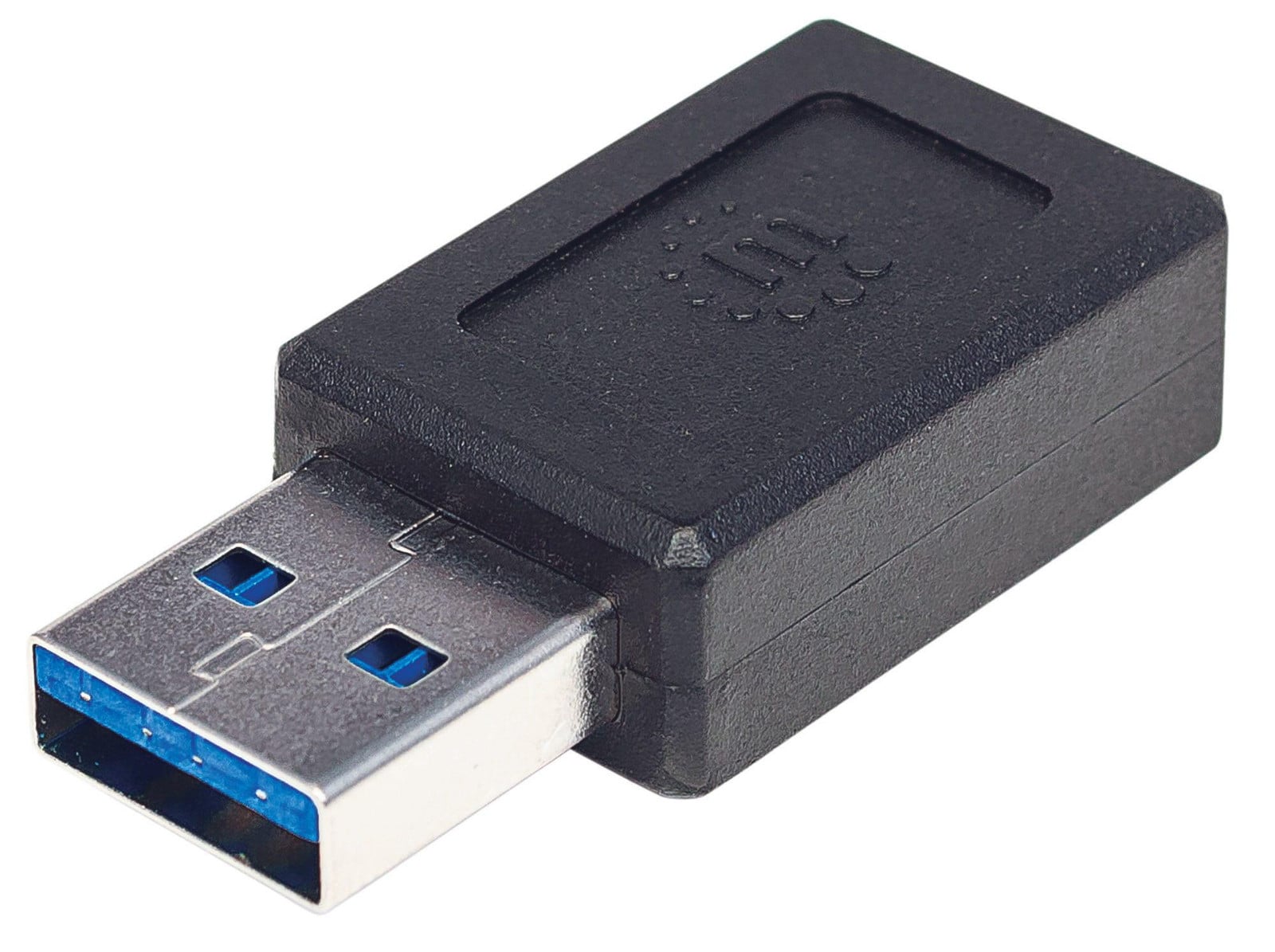 Manhattan USB 3.1 adapter USB-A naar USB-C met mannelijke en vrouwelijke connector