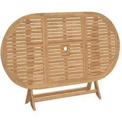 vidaXL, Gartentisch + Balkontisch, Gartentisch Klappbar Akazie (160 x 85 x 75 cm)