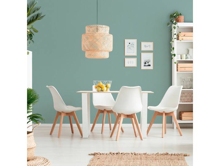 home24 Vliesbehang Art Deco II 53 x 1005cm turquoise