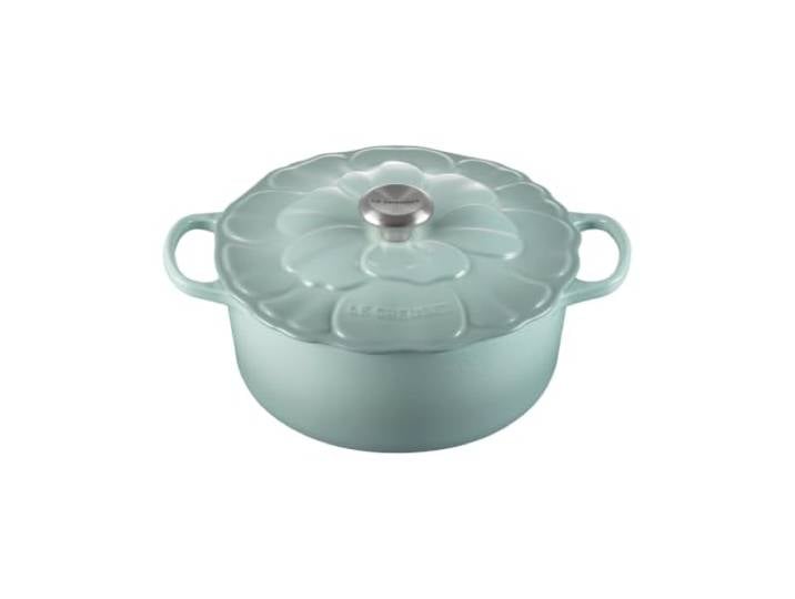 Le Creuset Signature Petal Rd Kasserolle, 26 cm, Meersalz