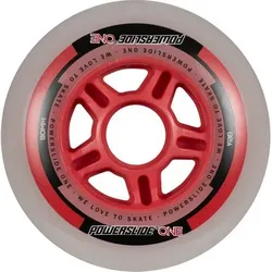 POWERSLIDE Inlineskates-Rollen-Set One Wheels 90mm, Größe 1 in Rot Rot