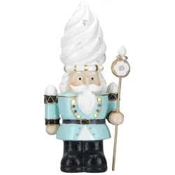 LED Nutcracker Cookie Sceptor türkis