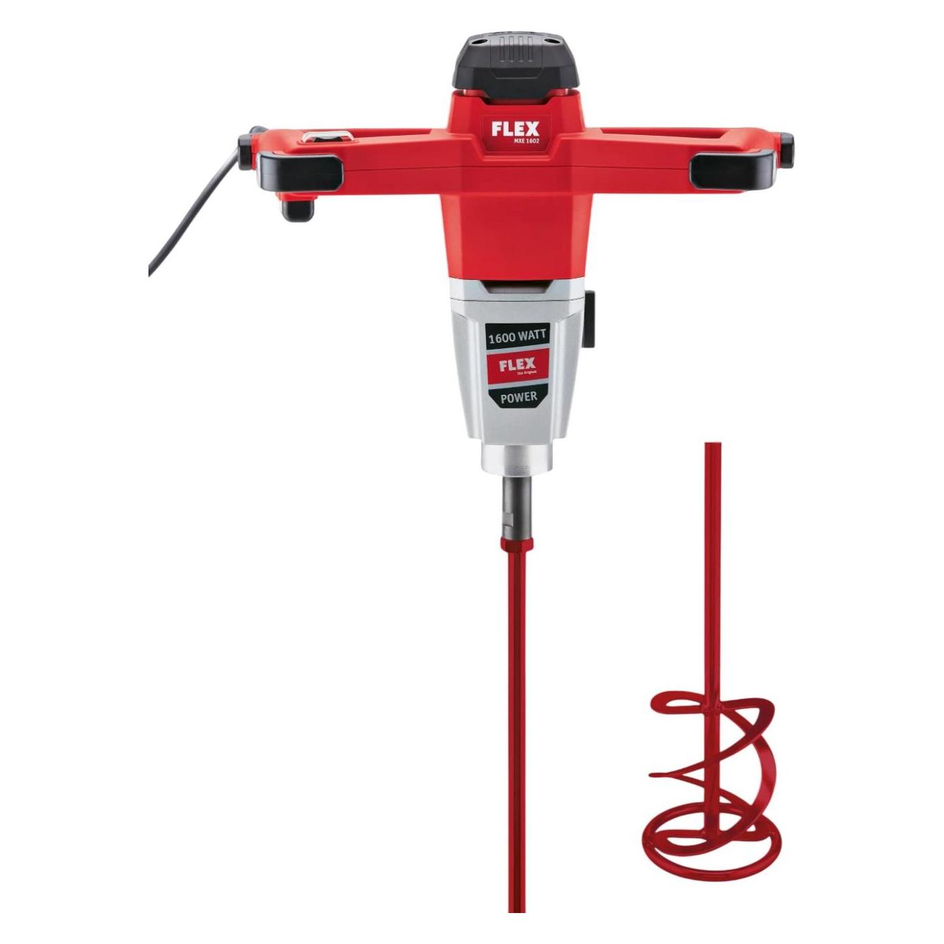 Flex-Tools 497312 MXE 1602 2-Gang-Mischer 1600 Watt inkl. Spiralmischstab HP2 160 (69924045)