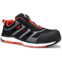 Sicherheitssandale S1P "RAPID black-red" - 42 - schwarz