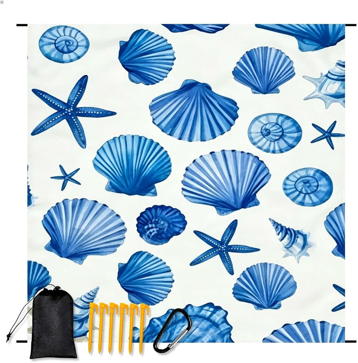 Omgoods Grote Microfiber Strandlaken, Zandvrij en Lichtgewicht, 210 x 200 cm