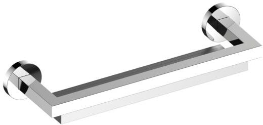 Keuco Edition 90 Duschablage 19059010000 400mm, mit Glasabzieher, verchromt/Aluminium