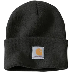 Carhartt Beanie Iconic A18 WatchCap Rippstrick Black