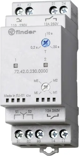 Finder Pumpen-Umschaltrelais 24 V/DC, 24 V/AC 1 Schließer, 1 Schließer 1 St. 72.42.0.024.0000