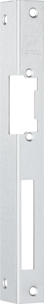 ASSA ABLOY Winkelschließblech effeff für Türöffner 066, Edelstahl -------06635-05