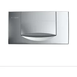 Geberit 200F BetPl., eckig, f. Spül-Stopp-Sp. chrom glänzend