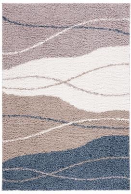 SAFAVIEH Calico Shag Chang Abstract 1.5-inch Thick Rug