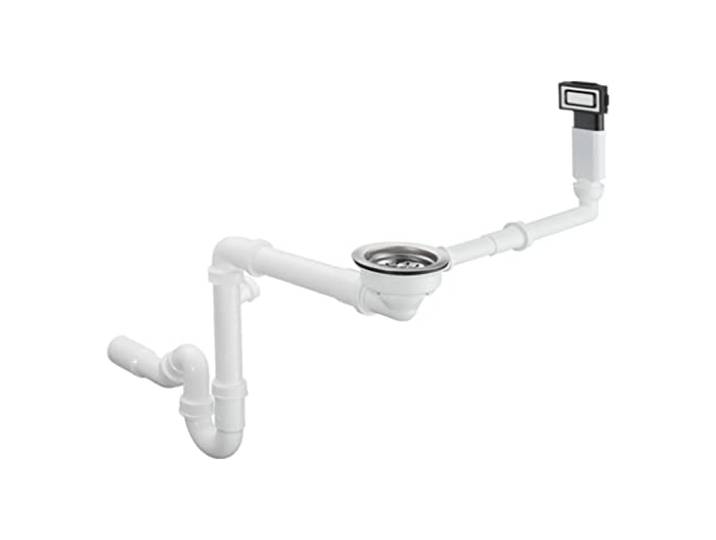 hansgrohe Garniture de vidage manuelle pour simple cuve\, acier inoxydable\, 43921800
