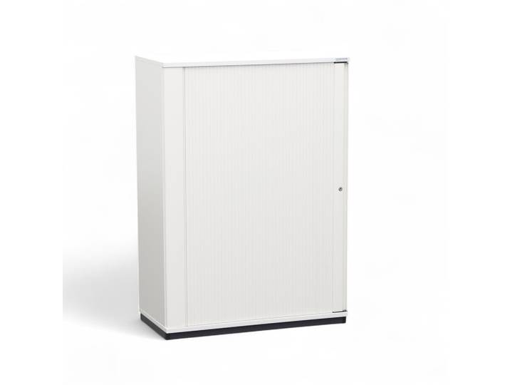 Rollladenschränke Tradingzone Smartline 80 x 40 x 113 cm, Weiss, mit Schlüssel, Neu - platzsparende Lösung