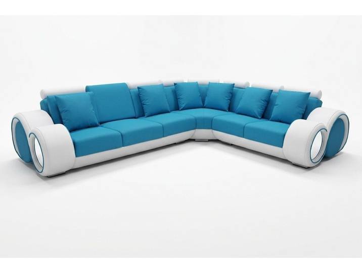 JVmoebel Ecksofa Design Leder Sofa mit USB-Schnittstelle und modernem Look, Made in Europa