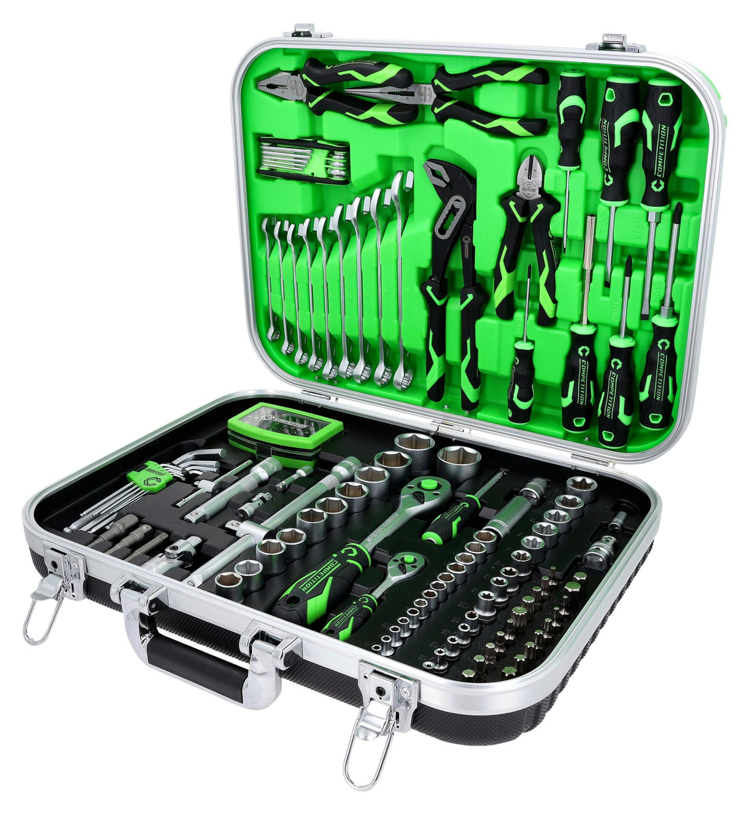 KS Tools Universele gereedschapset, 1/4" en 1/2", 143-delig